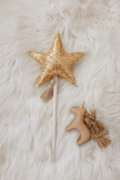 Magic Wand | Gold Sequins