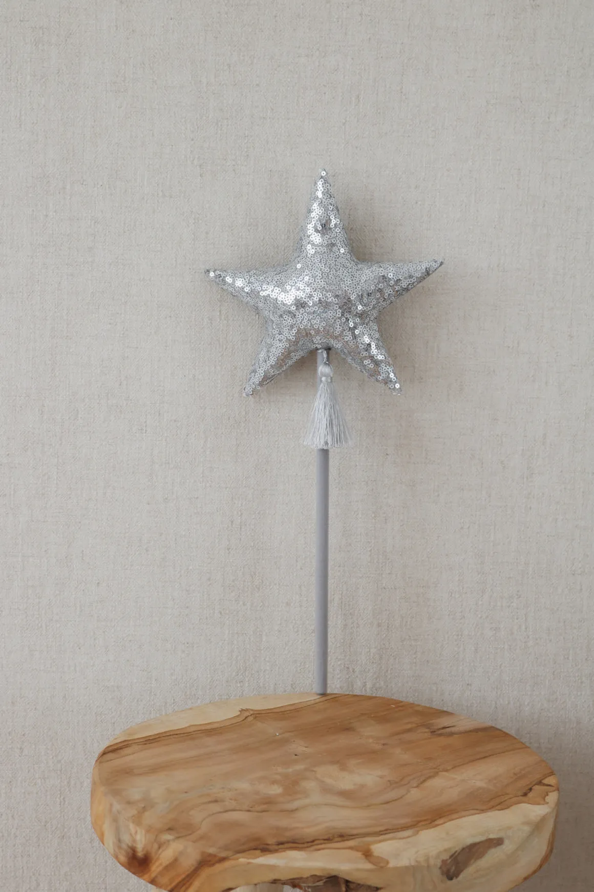 Magic Wand | Silver Sequins
