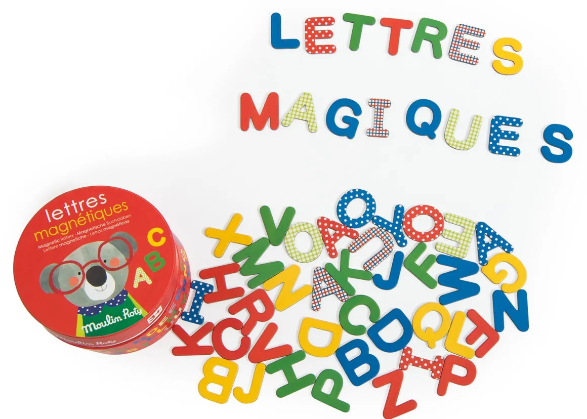 Magnetic Letters Box (54 magnets)