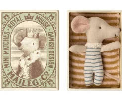 Maileg Baby Boy Mouse with Sleepy/Wakey Eyes in Box