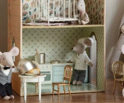 Maileg Chef Mouse w. Soup Pot & Spoon