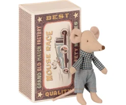 Maileg Little Brother Mouse in Matchbox
