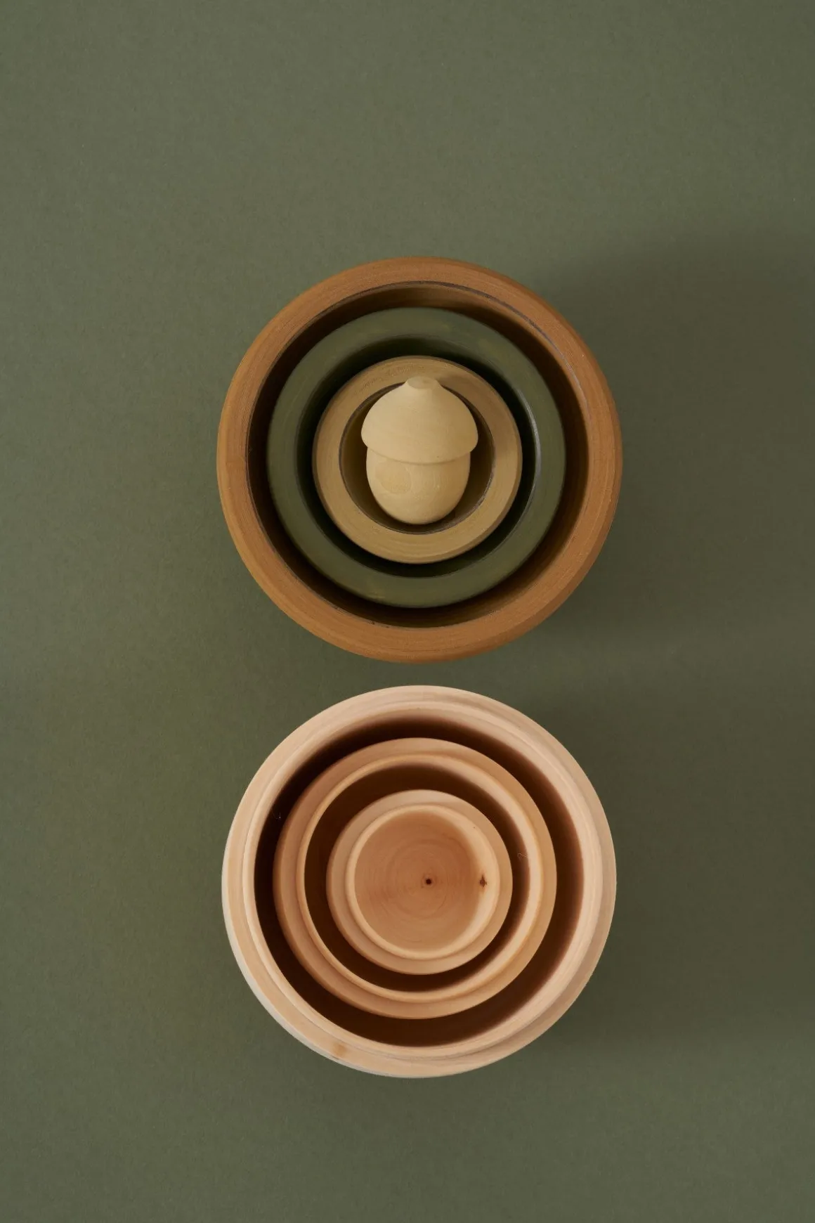 Matryoshka Nesting Acorn Set