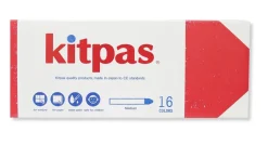 Medium Crayons by Kitpas (16 Colours)