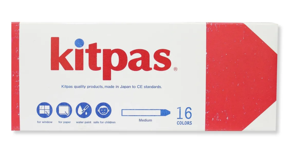 Medium Crayons by Kitpas (16 Colours)
