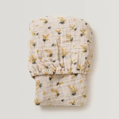 Mimosa Junior Muslin Fitted Sheet