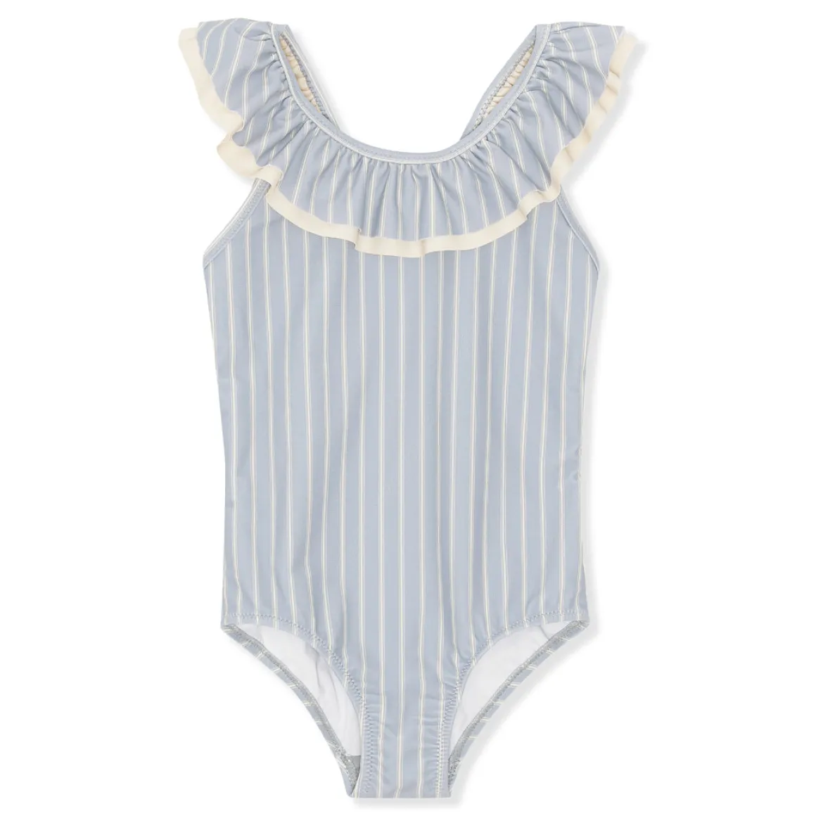 Moule Frill Swimsuit with UPV 50+ | Sailor Stripe