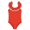 Moule Frill Swimsuit with UPV 50+ | Fiery Red