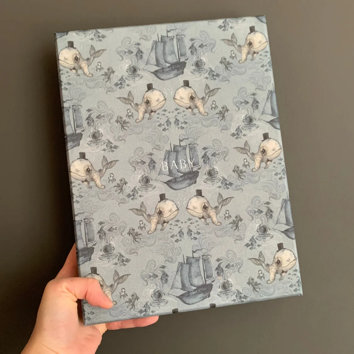 Mrs Mighetto WHALIE x Write To Me Baby Journal