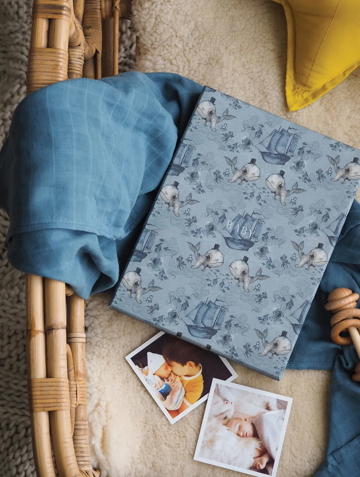 Mrs Mighetto WHALIE x Write To Me Baby Journal
