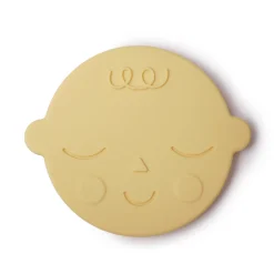 Mushie Face Teether | Banana Cream