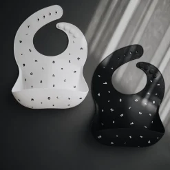 Mushie Printed Silicone Bibs | Multiple Prints