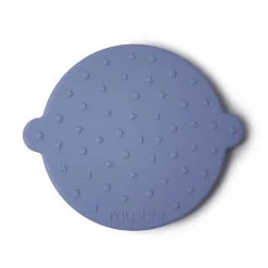 Mushie Teether Face | Blueberry