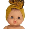 Mustard Flower Jersey Turban for Gordis Dolls