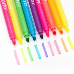 9 Neon Felt Pens
