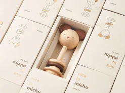 nice to michu' Rattle Toy