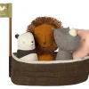 Noah's Ark with 4 Mini Animals Rattles