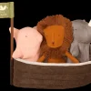 Noah's Ark with 3 Mini Animals Rattles
