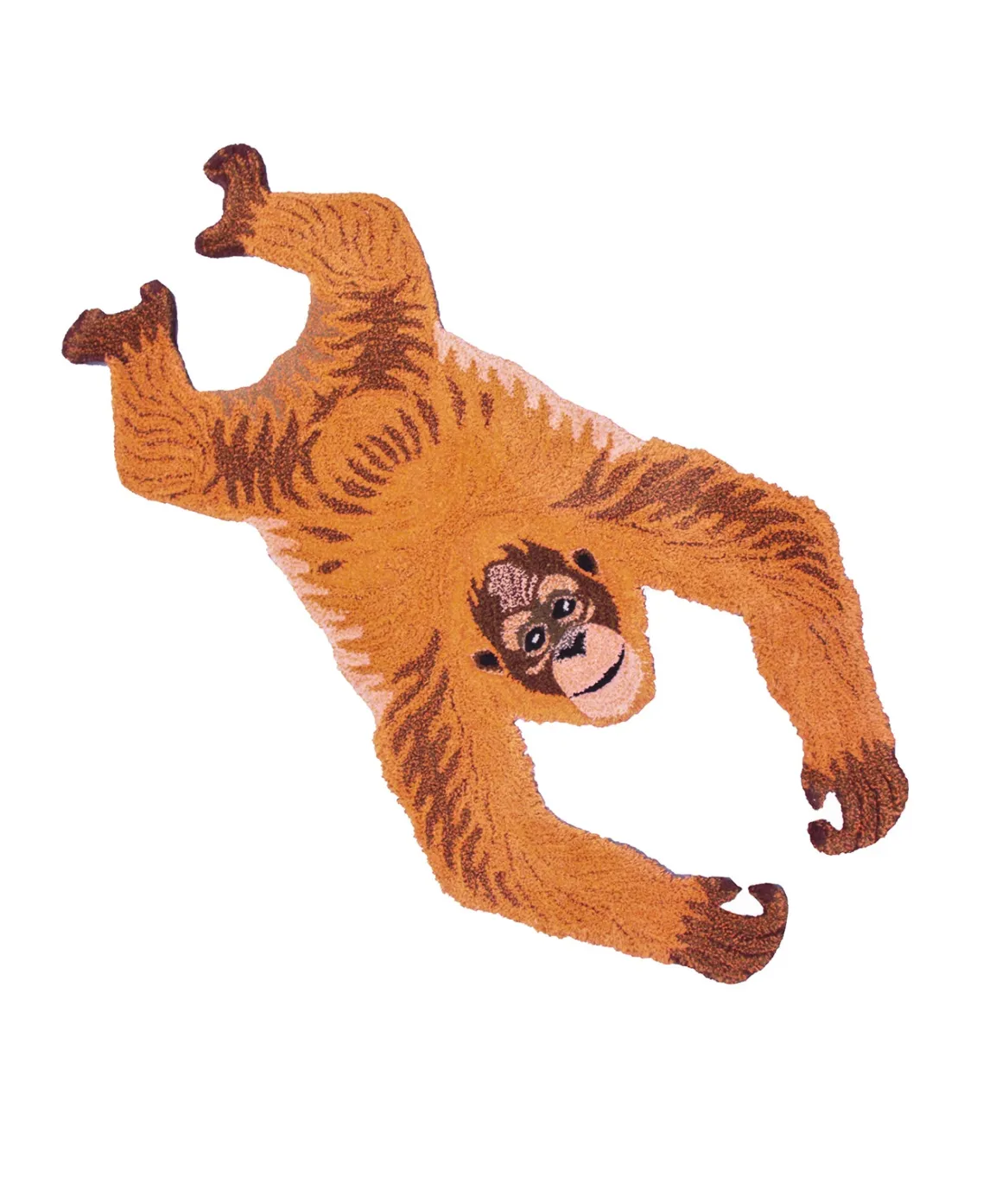 Oddly Orang Utan Wool Rug Small