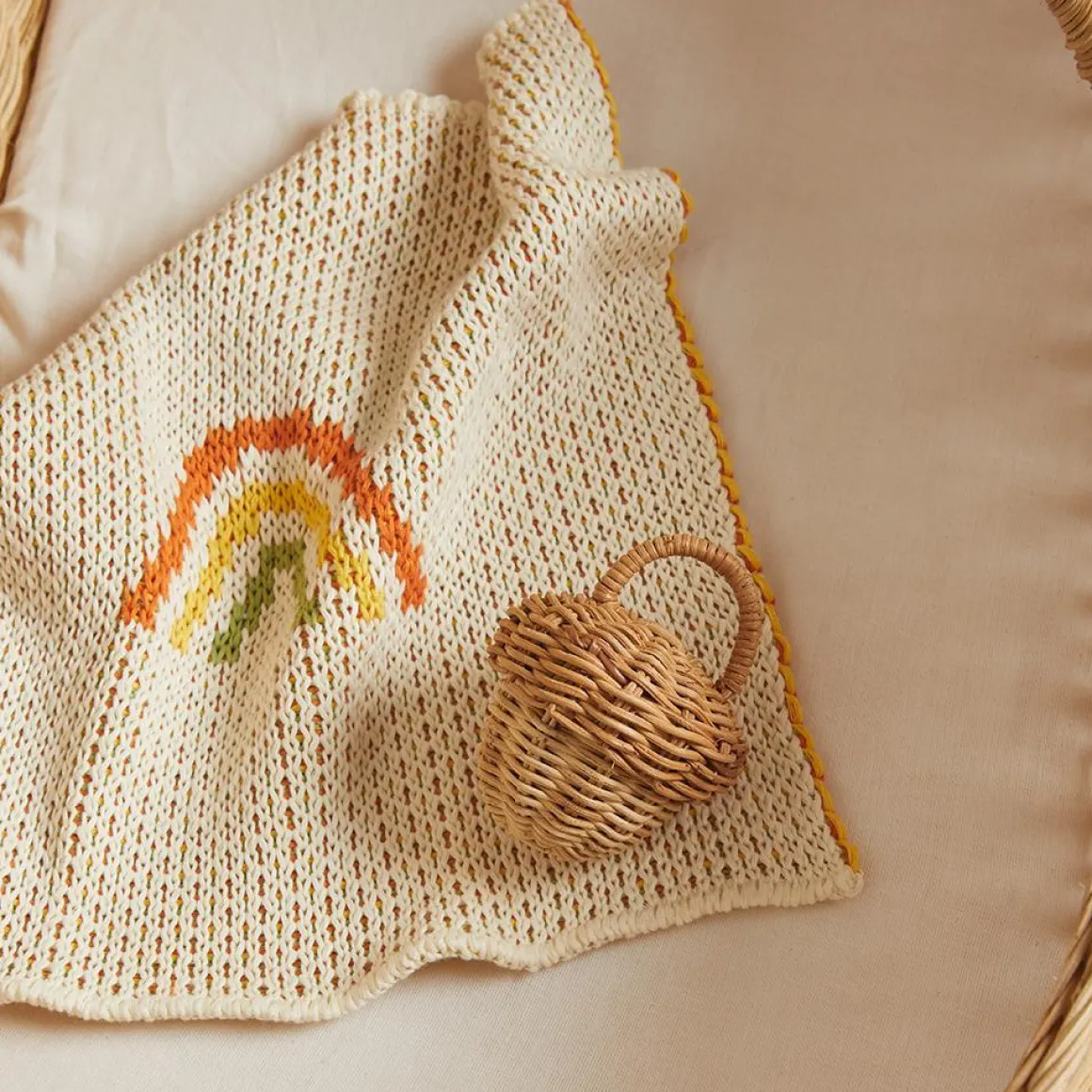 Olli Ella Dinkum Doll Acorn Rattle/Hanging Rattle