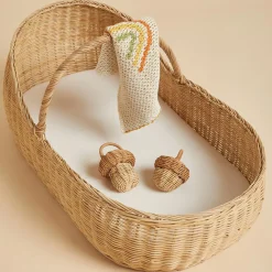 Olli Ella Dinkum Doll Mushroom Rattle/Hanging Rattle