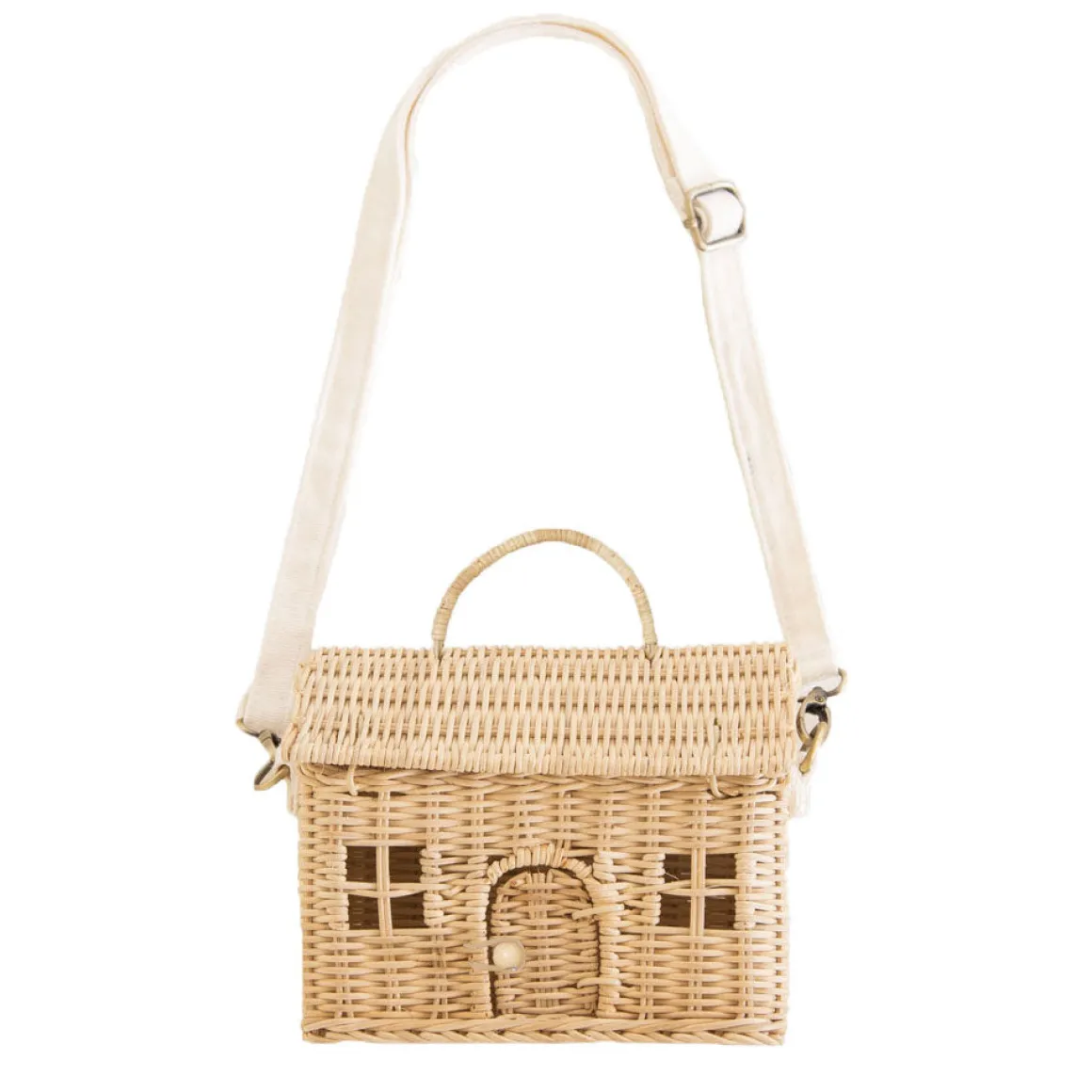 Olli Ella Rattan Casa Bag | Straw