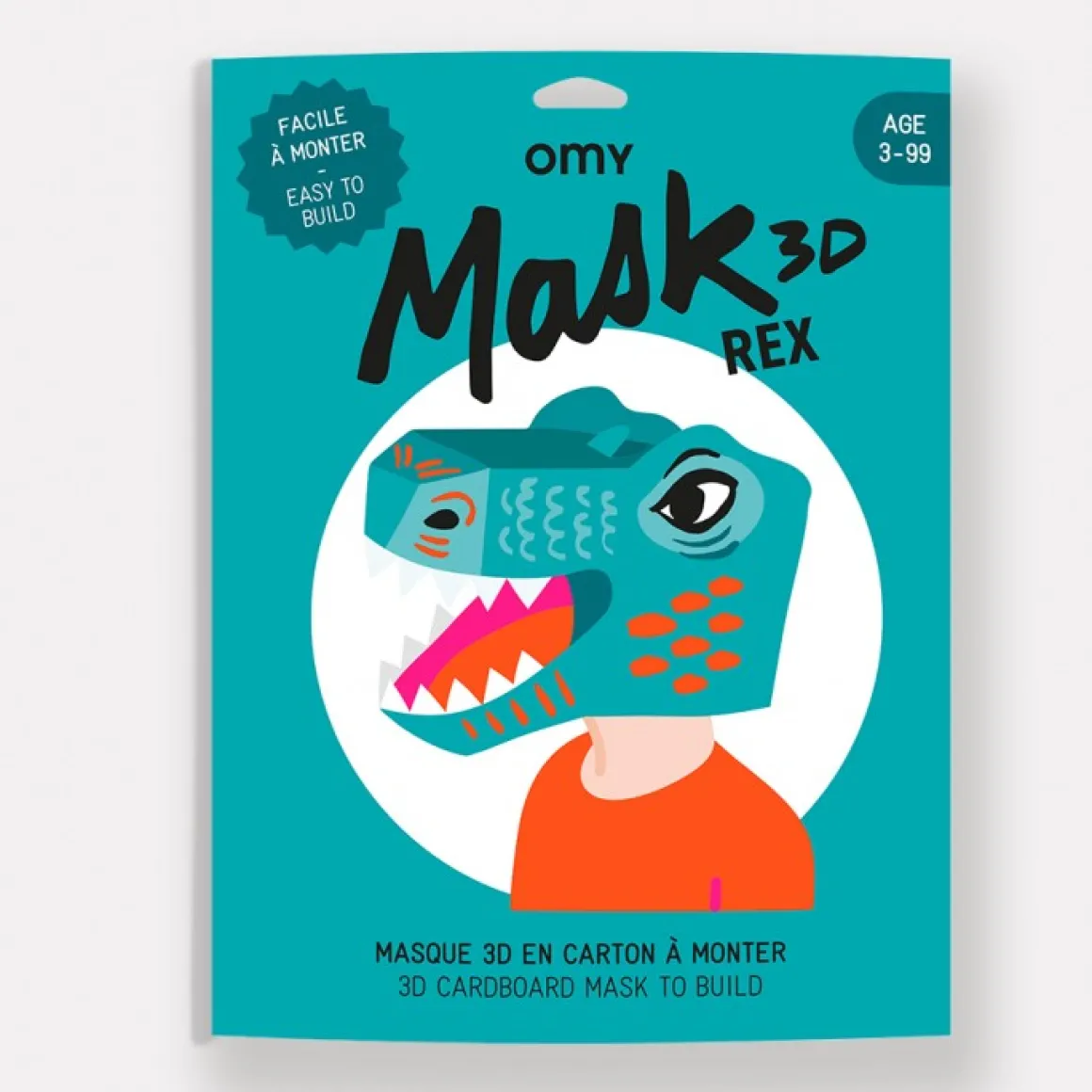 OMY Rex 3D Cardboard Mask