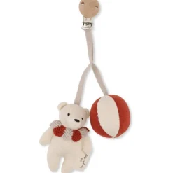 Organic Cotton Bear Clip Toy | Toffee