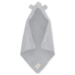 Organic Cotton Bear Terry Towel | Dusty Blue
