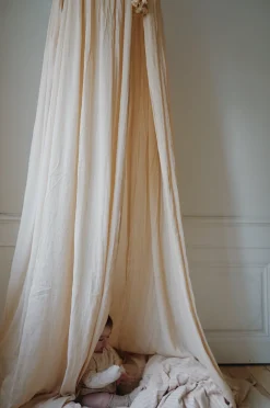 Organic Cotton Bed Canopy | Champagne