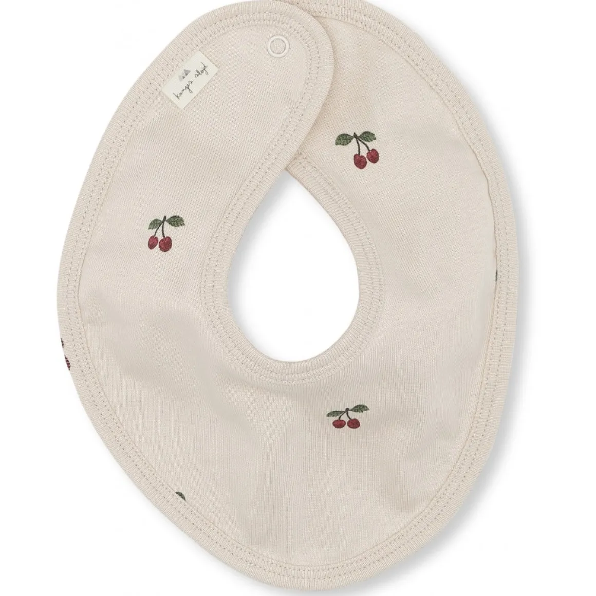 Organic Cotton Bib | Cherry Blush