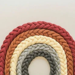 100% Organic Cotton Braided Pacifier Clip By Oh Dubidu