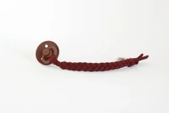 100% Organic Cotton Braided Pacifier Clip By Oh Dubidu