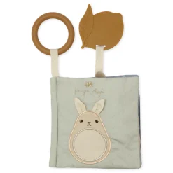 Organic Cotton Bunny Fabric Book