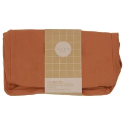 Organic Cotton Canvas Lunch Bag | Terracotta