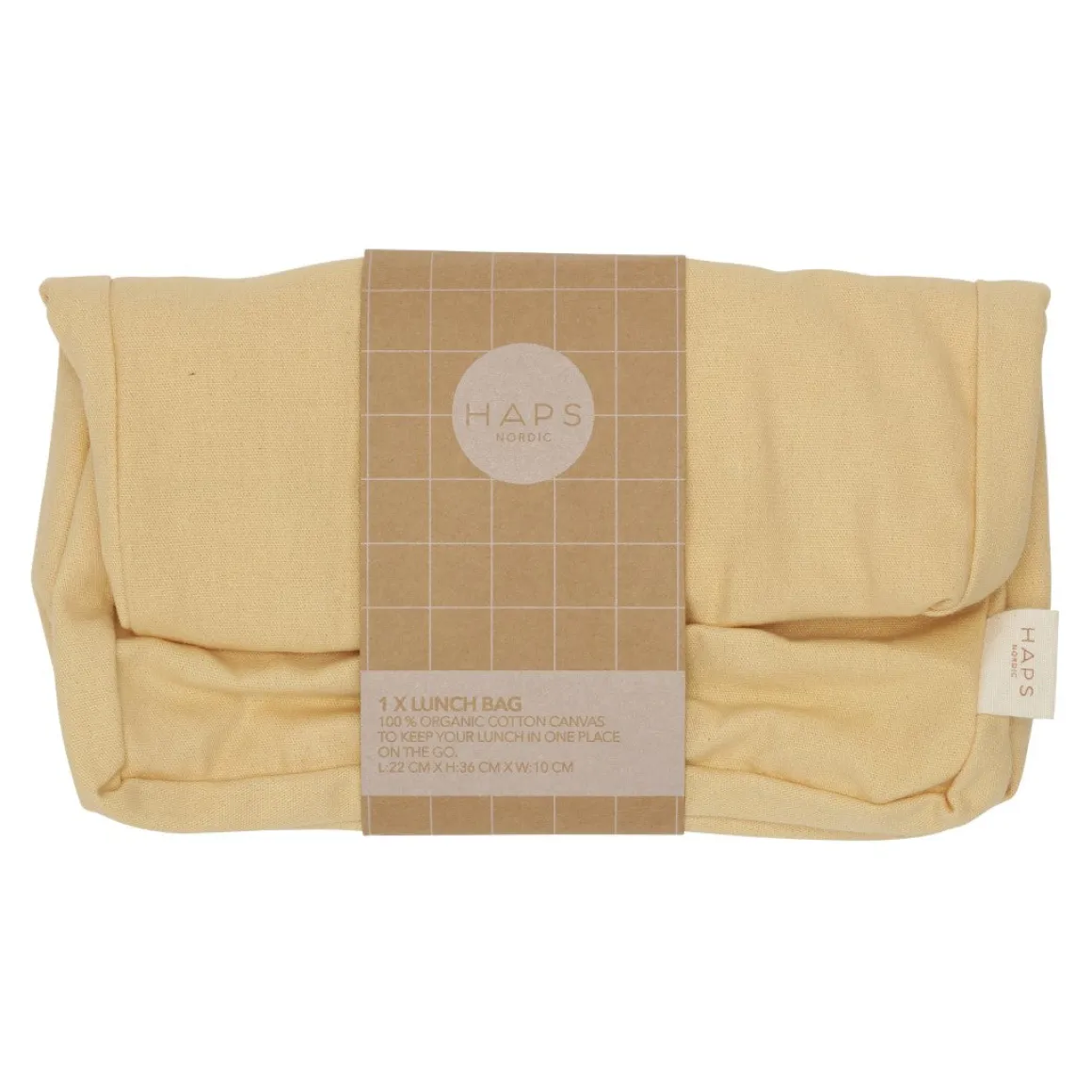 Organic Cotton Canvas Lunch Bag | Sun Light