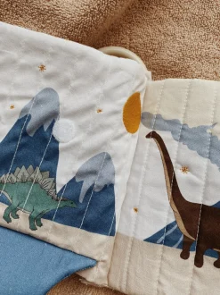 Organic Cotton Dino Fabric Book