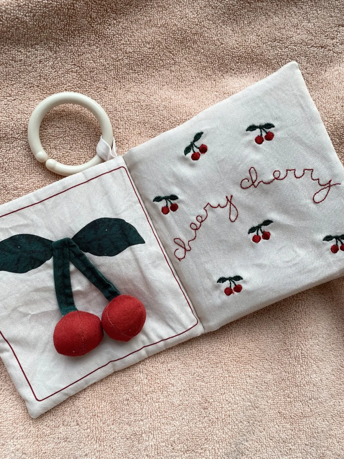 Organic Cotton Fruit Fabric Book