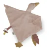 Organic Cotton Goose Cuddle Cloth | Misty Rose