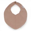 Organic Cotton Knitted Bib | Old Rose