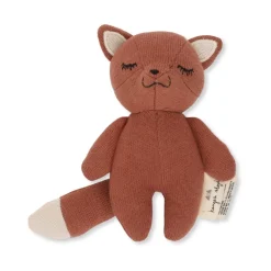 Organic Cotton Mini Fox Rattle