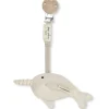 Organic Cotton Narwhale Clip Toy