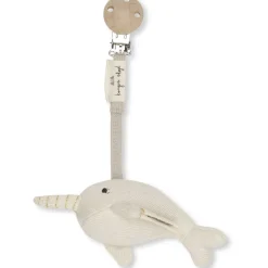 Organic Cotton Narwhale Clip Toy