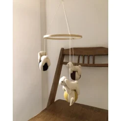 Organic Cotton Rabbits Mobile