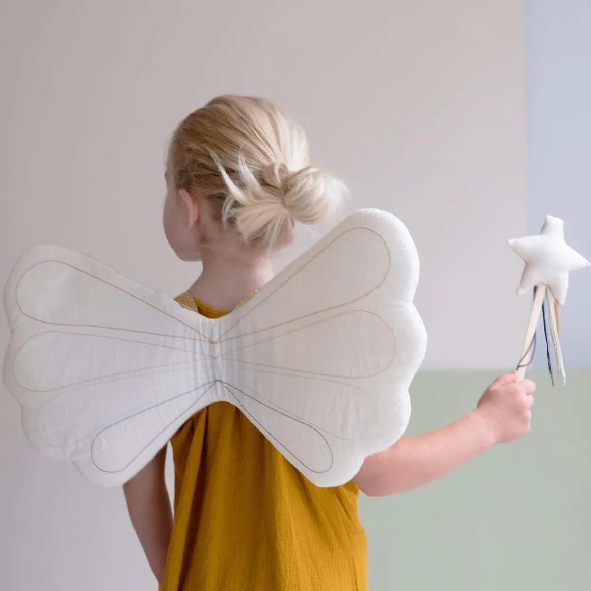 Organic Cotton Rainbow Wings