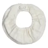 Organic Cotton Ruffle Bib | Natural