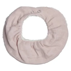 Organic Cotton Ruffle Bib | Mauve