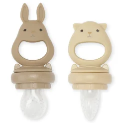 2 Pack Silicone Fruit Feeding Pacifier | Bark/Shell