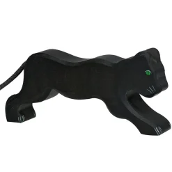 Panther Wooden Figure
