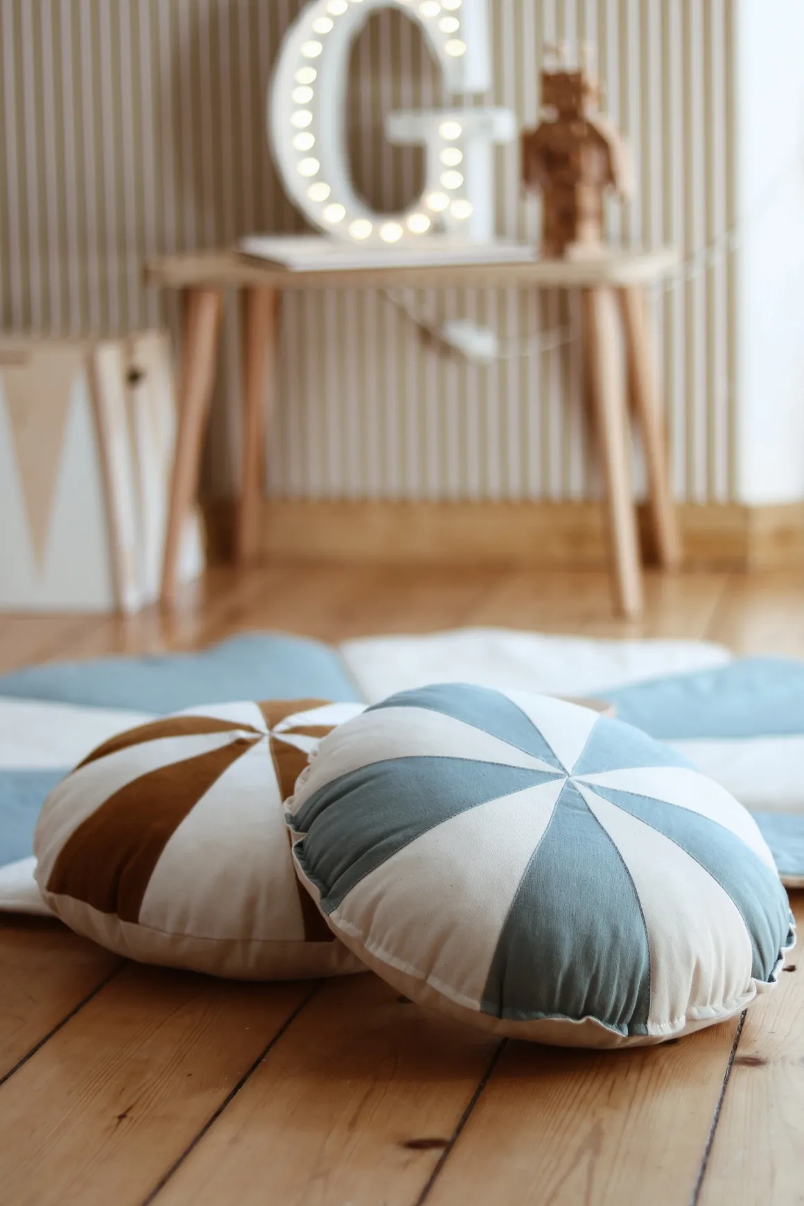 Patchwork Cushion | Blue Candy
